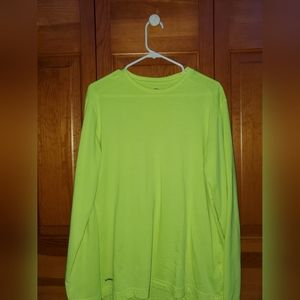 Athletic Works Driworks NEON Green Work Long Sleeve